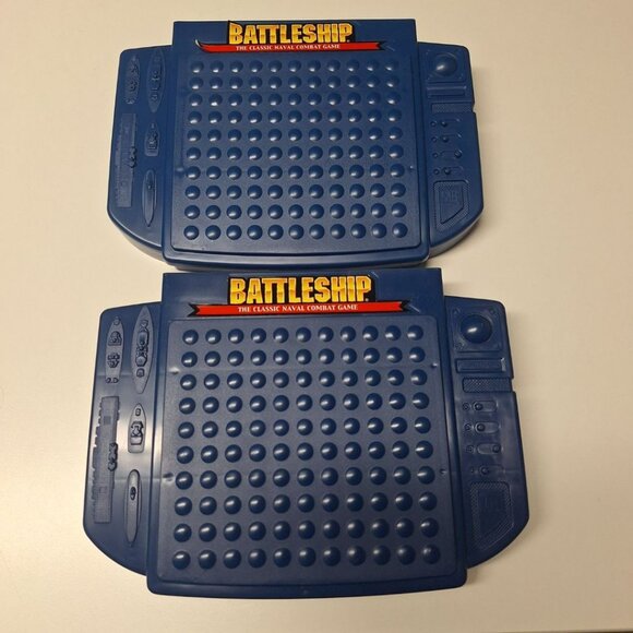 Battleship Combat Game Pieces‎ Ship Cases Blue 2001 Vintage Pegs Carrier No Box - Picture 4 of 10